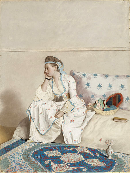 Étienne_Liotard_-_Portret_van_Marie_Fargues,_echtgenote_van_de_kunstenaar,_in_Turks_kostuum